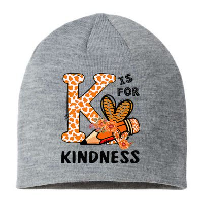 Kindness Unity Day Orange No Bullying Teachers Sustainable Beanie