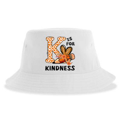 Kindness Unity Day Orange No Bullying Teachers Sustainable Bucket Hat