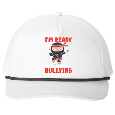 Kindness Unity Day Anti Bullying Awareness Month Gift Snapback Five-Panel Rope Hat