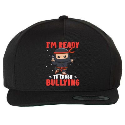 Kindness Unity Day Anti Bullying Awareness Month Gift Wool Snapback Cap