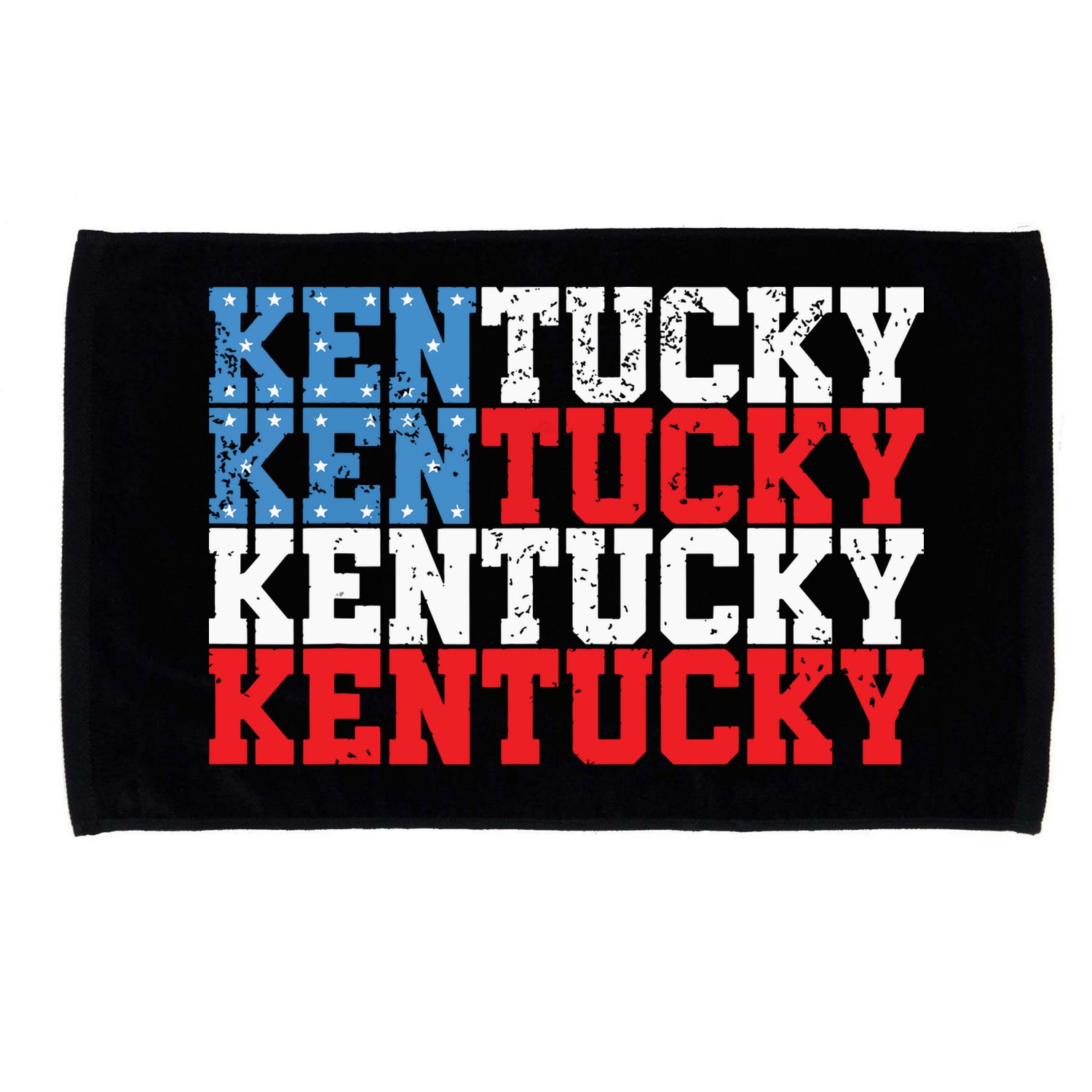 Kentucky Usa Flag 4th Of July Fourth American Vintage Microfiber Hand Towel