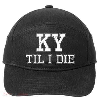 Ky Until I Die Kentucky Fan Merch 7-Panel Snapback Hat