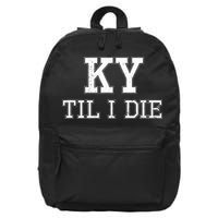 Ky Until I Die Kentucky Fan Merch 16 in Basic Backpack