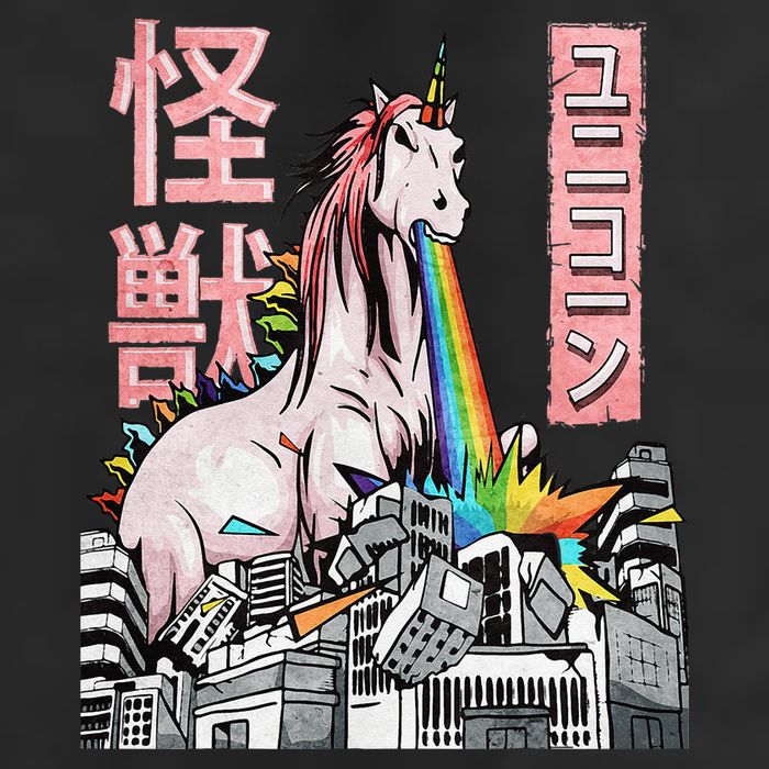 Kaiju Unicorn Japanese Monster Anime Merch Manga Otaku Hat