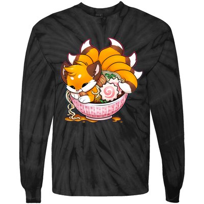 Kitsune Udon Tie-Dye Long Sleeve Shirt