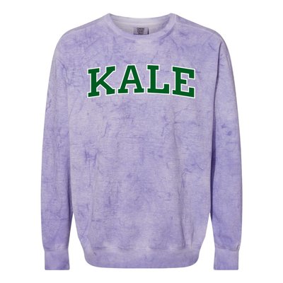 Kale University Leafy Greens Organic Gardener Go Vegan Gift Colorblast Crewneck Sweatshirt