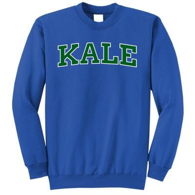 Kale University Leafy Greens Organic Gardener Go Vegan Gift Tall Sweatshirt