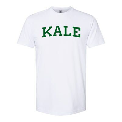 Kale University Leafy Greens Organic Gardener Go Vegan Gift Softstyle CVC T-Shirt