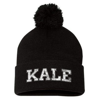 Kale University Leafy Greens Organic Gardener Go Vegan Pom Pom 12in Knit Beanie