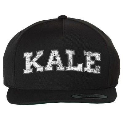 Kale University Leafy Greens Organic Gardener Go Vegan Wool Snapback Cap