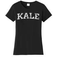 Kale University Leafy Greens Organic Gardener Go Vegan Women's T-Shirt