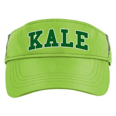 Kale University Leafy Greens Organic Gardener Go Vegan Gift Adult Drive Performance Visor