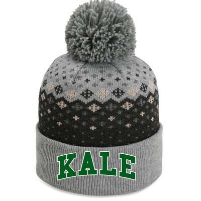 Kale University Leafy Greens Organic Gardener Go Vegan Gift The Baniff Cuffed Pom Beanie