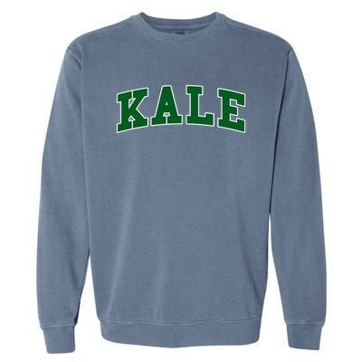 Kale University Leafy Greens Organic Gardener Go Vegan Gift Garment-Dyed Sweatshirt