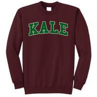 Kale University Leafy Greens Organic Gardener Go Vegan Gift Tall Sweatshirt