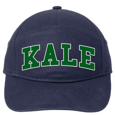 Kale University Leafy Greens Organic Gardener Go Vegan Gift 7-Panel Snapback Hat