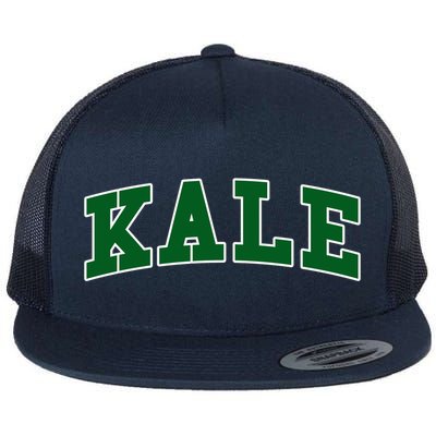 Kale University Leafy Greens Organic Gardener Go Vegan Gift Flat Bill Trucker Hat