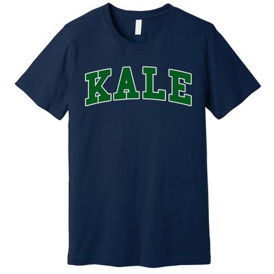 Kale University Leafy Greens Organic Gardener Go Vegan Gift Premium T-Shirt