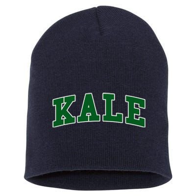 Kale University Leafy Greens Organic Gardener Go Vegan Gift Short Acrylic Beanie