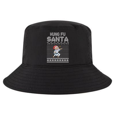 Kung Fu Santa Ugly Christmas Cool Comfort Performance Bucket Hat