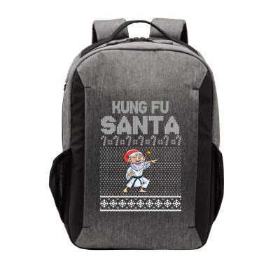 Kung Fu Santa Ugly Christmas Vector Backpack