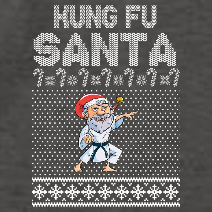 Kung Fu Santa Ugly Christmas Vector Backpack