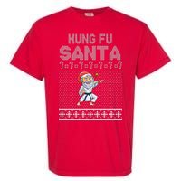 Kung Fu Santa Ugly Christmas Garment-Dyed Heavyweight T-Shirt