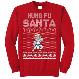 Kung Fu Santa Ugly Christmas Sweatshirt