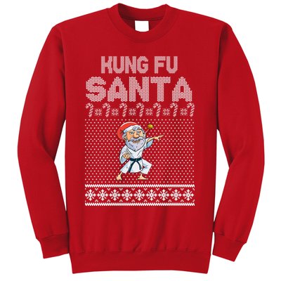 Kung Fu Santa Ugly Christmas Sweatshirt