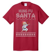 Kung Fu Santa Ugly Christmas Tall T-Shirt