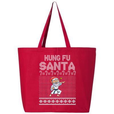 Kung Fu Santa Ugly Christmas 25L Jumbo Tote