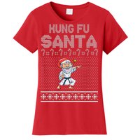 Kung Fu Santa Ugly Christmas Women's T-Shirt