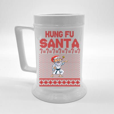 Kung Fu Santa Ugly Christmas Beer Stein