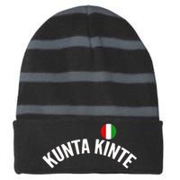 Kunta Kinte Striped Beanie with Solid Band