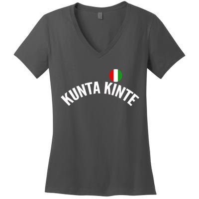 Kunta Kinte Women's V-Neck T-Shirt
