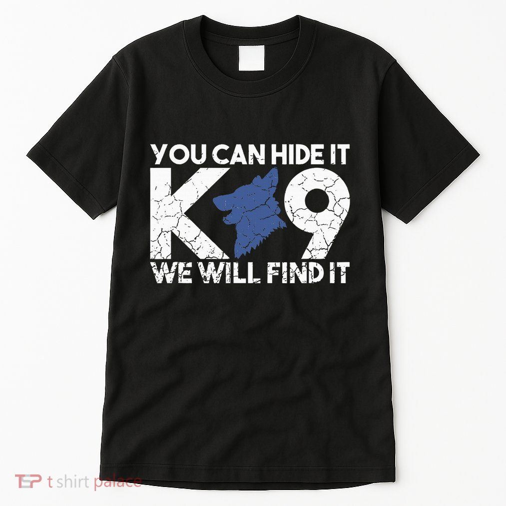 K9 Unit Police Dog Thin Blue Line K9 Police Officer Tribute Tall T-Shirt