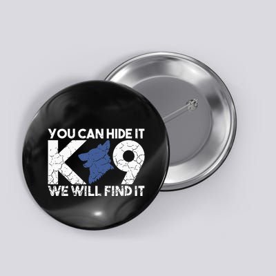 K9 Unit Police Dog Thin Blue Line K9 Police Officer Tribute Button