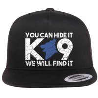 K9 Unit Police Dog Thin Blue Line K9 Police Officer Tribute Flatbill Hat
