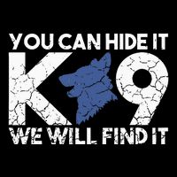 K9 Unit Police Dog Thin Blue Line K9 Police Officer Tribute Flatbill Hat