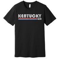 Kentucky Usa Retro Vintage State Gift Premium T-Shirt