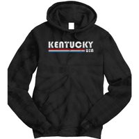 Kentucky Usa Retro Vintage State Gift Tie Dye Hoodie