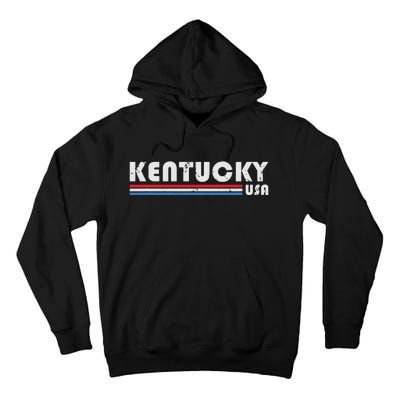 Kentucky Usa Retro Vintage State Gift Tall Hoodie