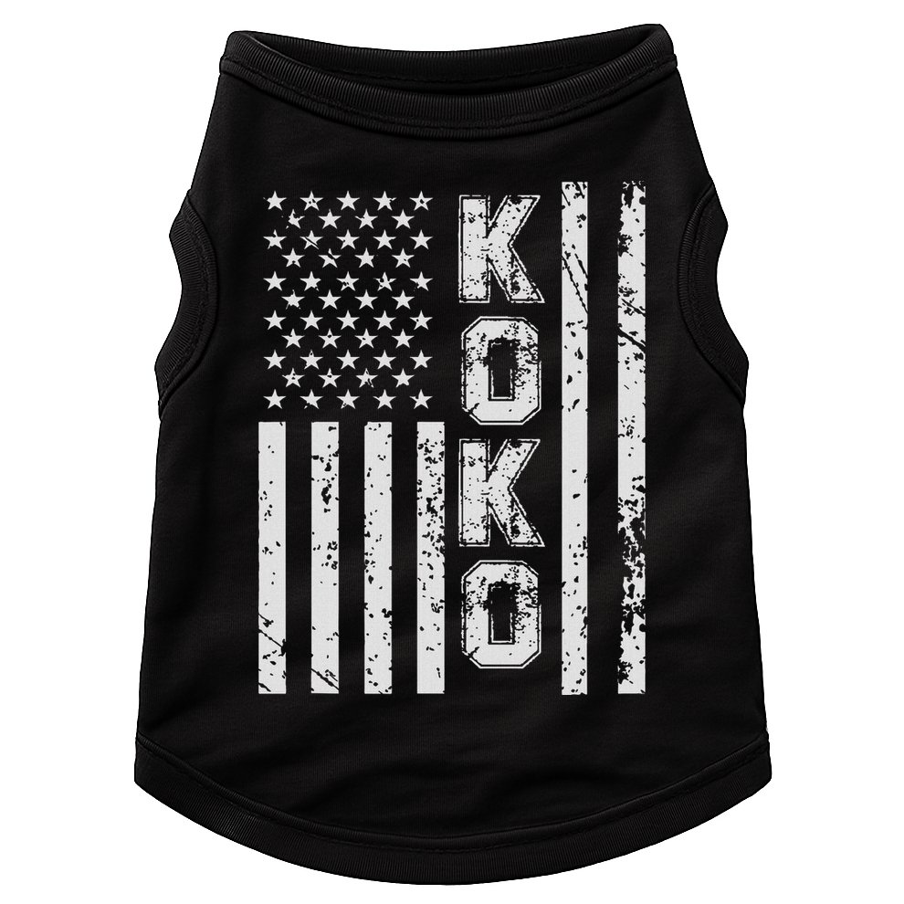 Koko United States Patriotic American Flag Doggie Tank