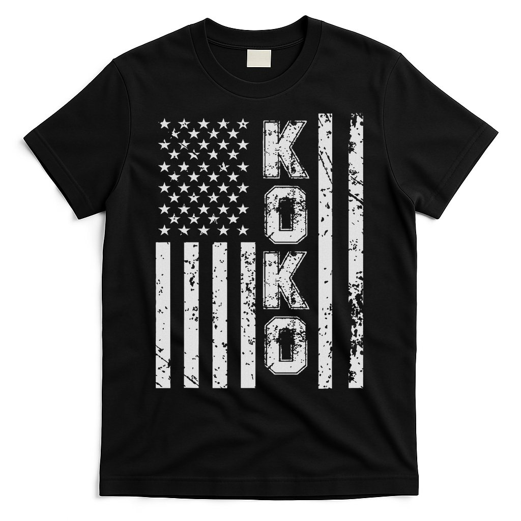 Koko United States Patriotic American Flag T-Shirt
