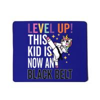 Karate Uniform Unicorn Level Up Black Belt Award Ceremony Funny Gift Mousepad