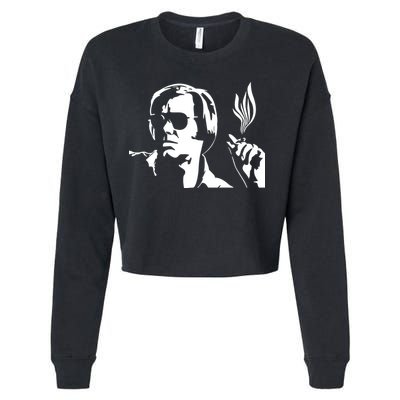 Keith Urban Wearing George Jones Cropped Pullover Crew