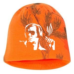 Keith Urban Wearing George Jones Kati - Camo Knit Beanie