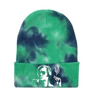 Keith Urban Wearing George Jones Tie Dye 12in Knit Beanie