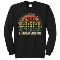 K.i.d.s Vintage 2018 Limited Edition 5 Year Old Gifts 5th Birthday Sweatshirt