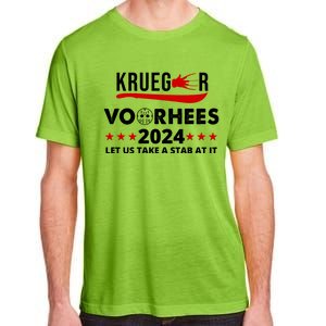 Krueger Voorhees 2024 Let Us Take A Stab At It Adult ChromaSoft Performance T-Shirt